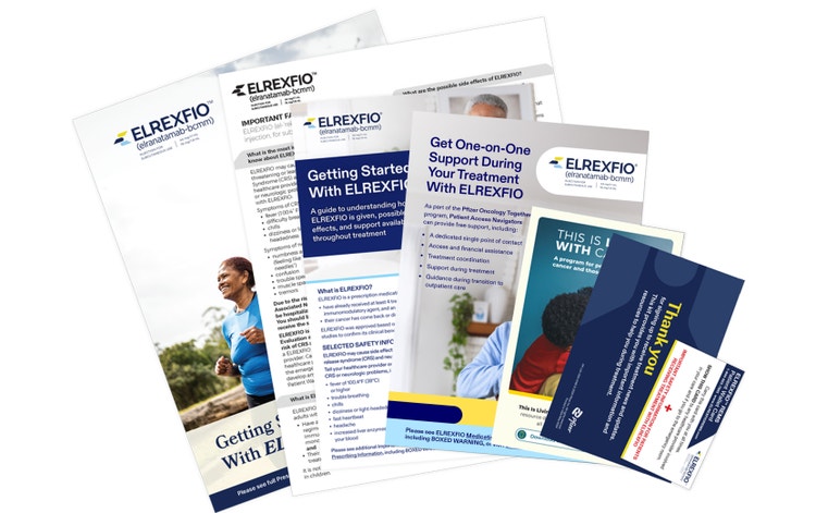 ELREXFIO (elranatamab-bcmm) free support resources, tools and brochures